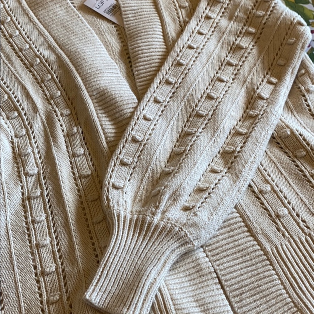 NWT Loft knit cardigan sweater - Picture 3 of 7